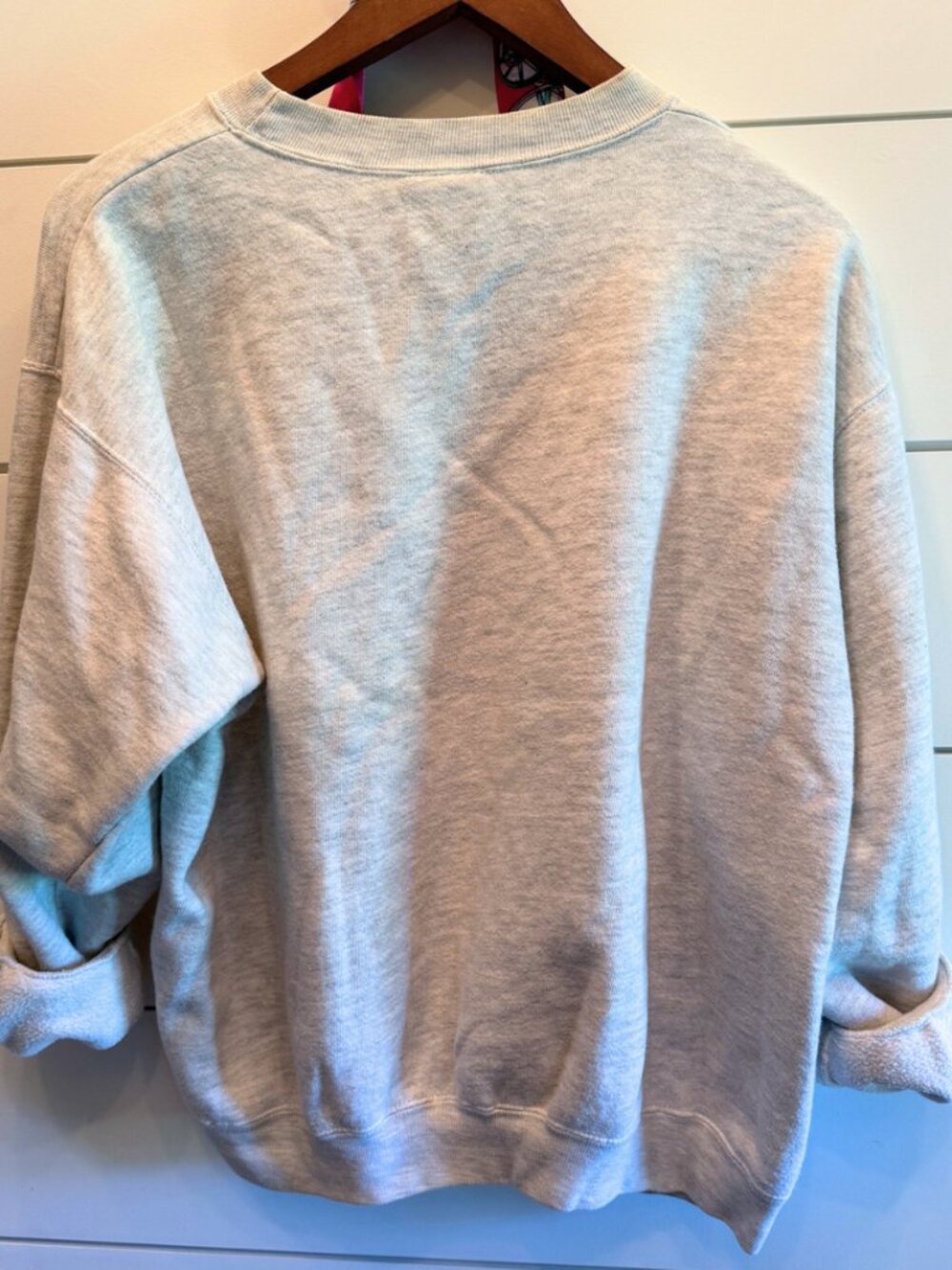 Vintage Oxford England Hanes 1980s Sweatshirt - Size Large, Grey - Picture 3 of 6